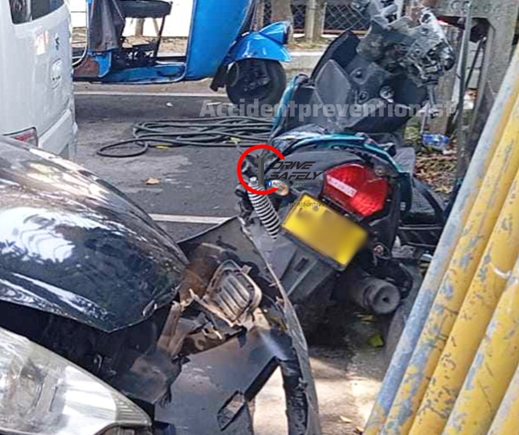 වැරැද්ද පෙන්නලා දුන්නට - රථයේ රියදුරු යතුරු පැදිකරුවාව හප්පයි 2 Iri News image 9 Iri News