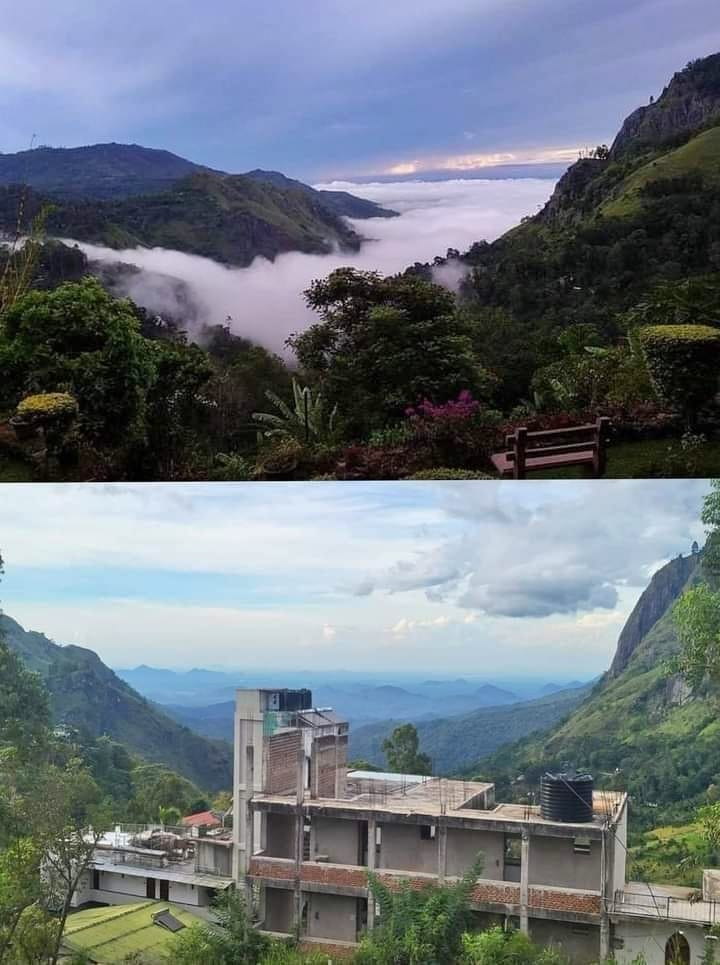 ඇල්ලේ සුන්දර ස්ථානයක් වැහෙන ඉදිකිරීමක් නිසා සමාජ මාධ්ය රත් වෙයි 1 Iri News image 6 Iri News